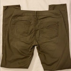 Silver Skinny Pants size 27x29